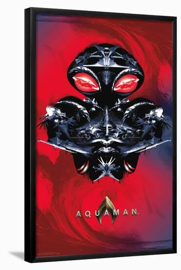 DC Comics Movie - Aquaman - Manta Silhouette-Trends International-Framed Poster