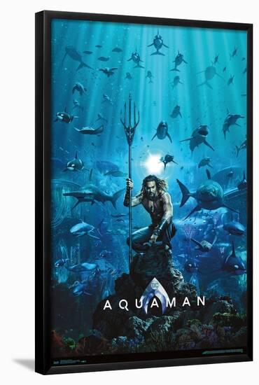 DC Comics Movie - Aquaman - One Sheet-Trends International-Framed Poster