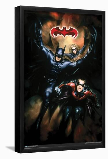 DC Comics Movie Batman & Robin - Heroes One Sheet-Trends International-Framed Poster