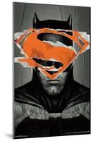 DC Comics Movie - Batman v Superman - Batman Teaser-Trends International-Mounted Poster