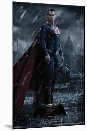 DC Comics Movie - Batman v Superman - Superman-Trends International-Mounted Poster