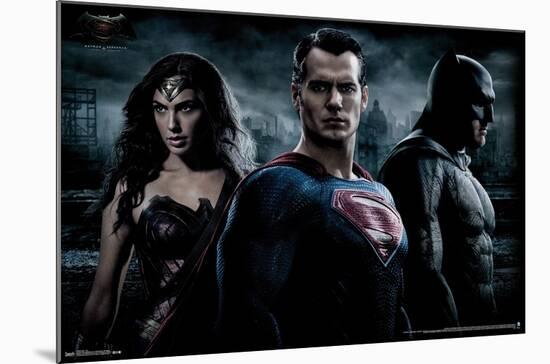 DC Comics Movie - Batman v Superman - Trio-Trends International-Mounted Poster