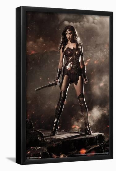 DC Comics Movie - Batman v Superman - Wonder Woman-Trends International-Framed Poster