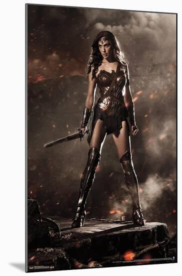 DC Comics Movie - Batman v Superman - Wonder Woman-Trends International-Mounted Poster