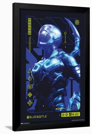 DC Comics Movie Blue Beetle - Biotech-Trends International-Framed Poster