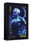 DC Comics Movie Blue Beetle - Biotech-Trends International-Framed Stretched Canvas
