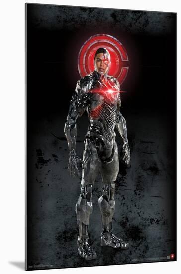 DC Comics Movie - Justice League - Cyborg-Trends International-Mounted Poster