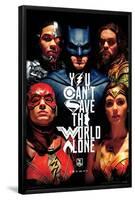 DC Comics Movie - Justice League - Save The World-Trends International-Framed Poster