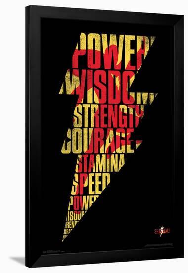 DC Comics Movie - Shazam - Bolt-Trends International-Framed Poster