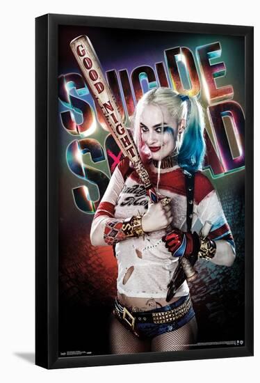 DC Comics Movie - Suicide Squad - Good Night-Trends International-Framed Poster