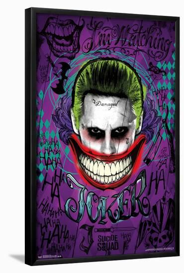 DC Comics Movie - Suicide Squad - Joker-Trends International-Framed Poster