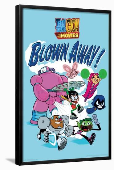 DC Comics Movie - Teen Titans Go! To The Movies - Blown Away-Trends International-Framed Poster