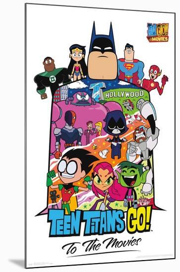 DC Comics Movie - Teen Titans Go! To The Movies - Collage-Trends International-Mounted Poster