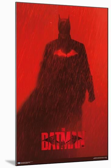 DC Comics Movie The Batman - Batman Teaser One Sheet-Trends International-Mounted Poster