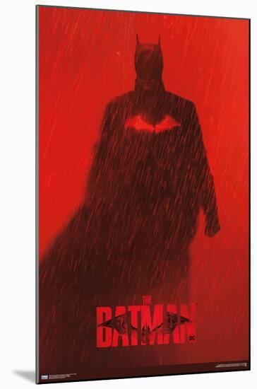 DC Comics Movie The Batman - Batman Teaser One Sheet-Trends International-Mounted Poster