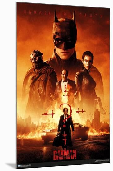 DC Comics Movie The Batman - One Sheet-Trends International-Mounted Poster