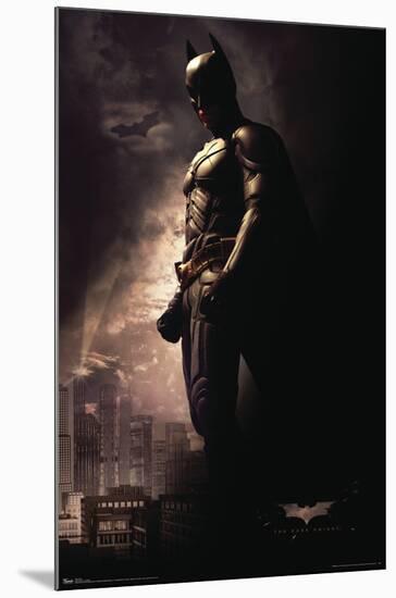DC Comics Movie - The Dark Knight - Batman in the Shadows-Trends International-Mounted Poster