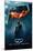 DC Comics Movie - The Dark Knight - Batman Logo on Fire One Sheet Premium Poster-null-Mounted Standard Poster