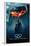DC Comics Movie - The Dark Knight - Batman Logo on Fire One Sheet Premium Poster-null-Framed Poster