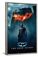 DC Comics Movie - The Dark Knight - Batman Logo on Fire One Sheet Premium Poster-null-Framed Poster