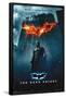 DC Comics Movie - The Dark Knight - Batman Logo on Fire One Sheet-Trends International-Framed Poster