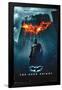 DC Comics Movie - The Dark Knight - Batman Logo on Fire One Sheet-Trends International-Framed Poster