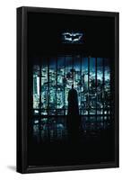 DC Comics Movie - The Dark Knight - Batman VIew Of The City One Sheet-Trends International-Framed Poster