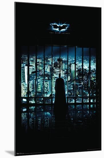 DC Comics Movie - The Dark Knight - Batman VIew Of The City One Sheet-Trends International-Mounted Poster
