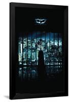 DC Comics Movie - The Dark Knight - Batman VIew Of The City One Sheet-Trends International-Framed Poster