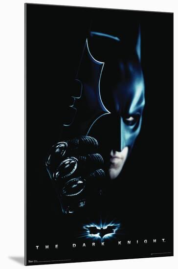 DC Comics Movie - The Dark Knight - Batman with Batarang-Trends International-Mounted Poster