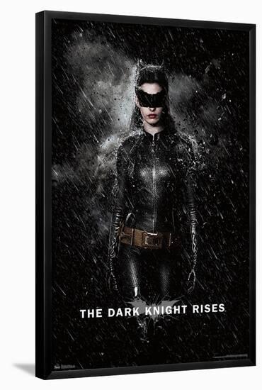 DC Comics Movie - The Dark Knight Rises - Catwoman Rain-Trends International-Framed Poster