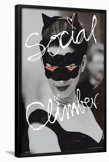 DC Comics Movie - The Dark Knight Rises - Catwoman - Social Climber-Trends International-Framed Poster