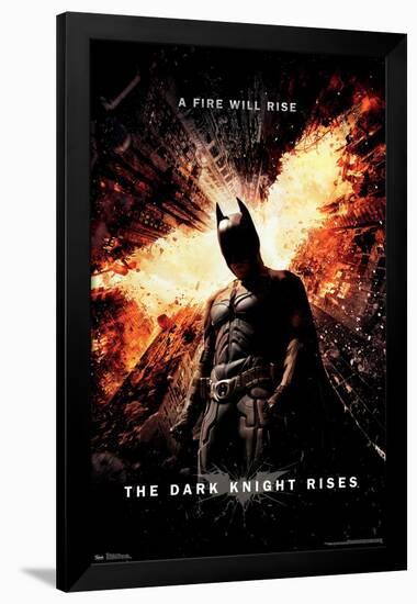 DC Comics Movie - The Dark Knight Rises - One Sheet-Trends International-Framed Poster