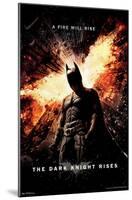 DC Comics Movie - The Dark Knight Rises - One Sheet-Trends International-Mounted Poster