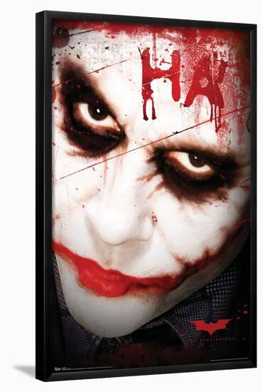 DC Comics Movie - The Dark Knight - The Joker Ha in Blood-Trends International-Framed Poster