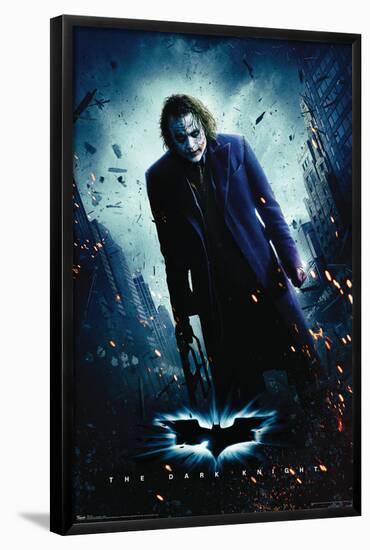 DC Comics Movie - The Dark Knight - The Joker - One Sheet-Trends International-Framed Poster