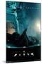 DC Comics Movie The Flash - Batman and Batmobile One Sheet-Trends International-Mounted Poster