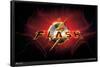 DC Comics Movie The Flash - Logo-Trends International-Framed Poster