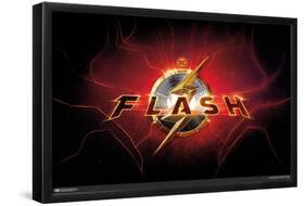 DC Comics Movie The Flash - Logo-Trends International-Framed Poster