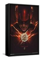 DC Comics Movie The Flash - The Flash One Sheet-Trends International-Framed Stretched Canvas