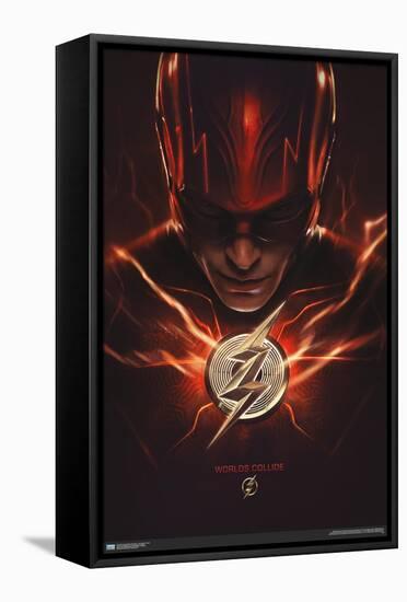 DC Comics Movie The Flash - The Flash One Sheet-Trends International-Framed Stretched Canvas