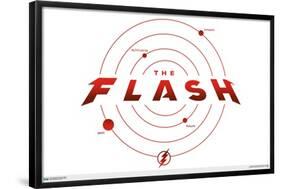 DC Comics Movie The Flash - The Timeline-Trends International-Framed Poster