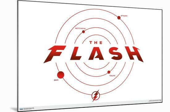 DC Comics Movie The Flash - The Timeline-Trends International-Mounted Poster