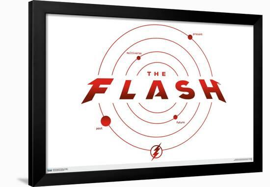 DC Comics Movie The Flash - The Timeline-Trends International-Framed Poster