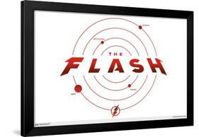 DC Comics Movie The Flash - The Timeline-Trends International-Framed Poster