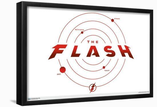 DC Comics Movie The Flash - The Timeline-Trends International-Framed Poster