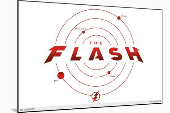 DC Comics Movie The Flash - The Timeline-Trends International-Mounted Poster
