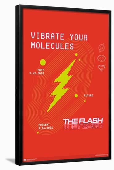 DC Comics Movie The Flash - Vibrate Your Molecules-Trends International-Framed Poster