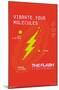 DC Comics Movie The Flash - Vibrate Your Molecules-Trends International-Mounted Poster