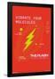 DC Comics Movie The Flash - Vibrate Your Molecules-Trends International-Framed Poster